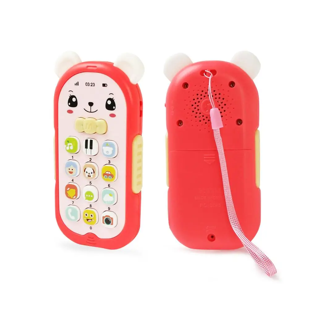 5 Styles Funny Educational Toys Baby Cellphone with Music Light Mobile Phone Baby Teether Toy Kids Chrismtas Gifts 9