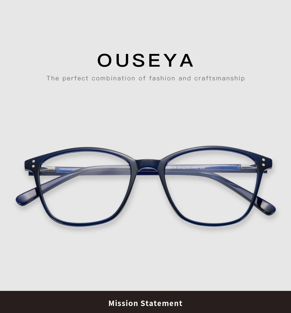 TR90 Glasses Frame Women High Quality Clear Retro Optical Prescription Spectacle Frame#LS8014