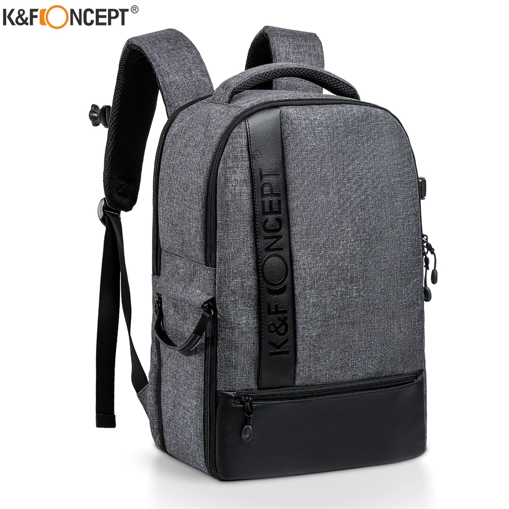 K&F CONCEPT Camera Backpack Padded Photo Bag