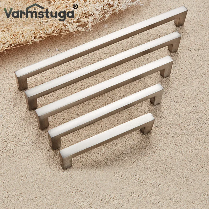 Furniture Handles Kitchen Door Handles Aluminum Alloy Cabinet Drawer Wardrobe Door Hardware