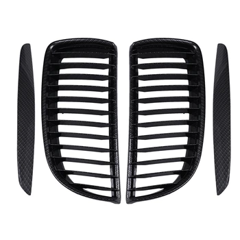 

4PC/SET Car Gloss Black Grille Set for E90 E91 2005 2006 2007 2008 Racing Grills