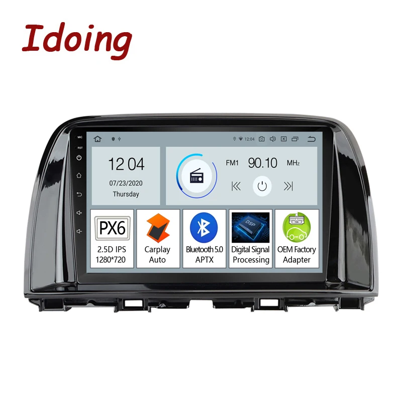 Idoing 9 &quotPX6 автомобильный Радио Мультимедиа Android видео плеер навигация GPS для Mazda CX5