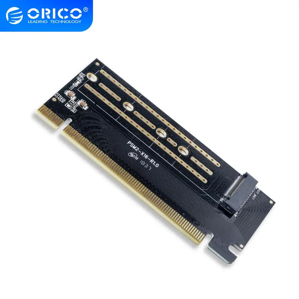 Плата расширения ORICO M.2 NGFF M Key NVMe SSD к PCI e 3 0 Gen3 X16|Платы расширения| |
