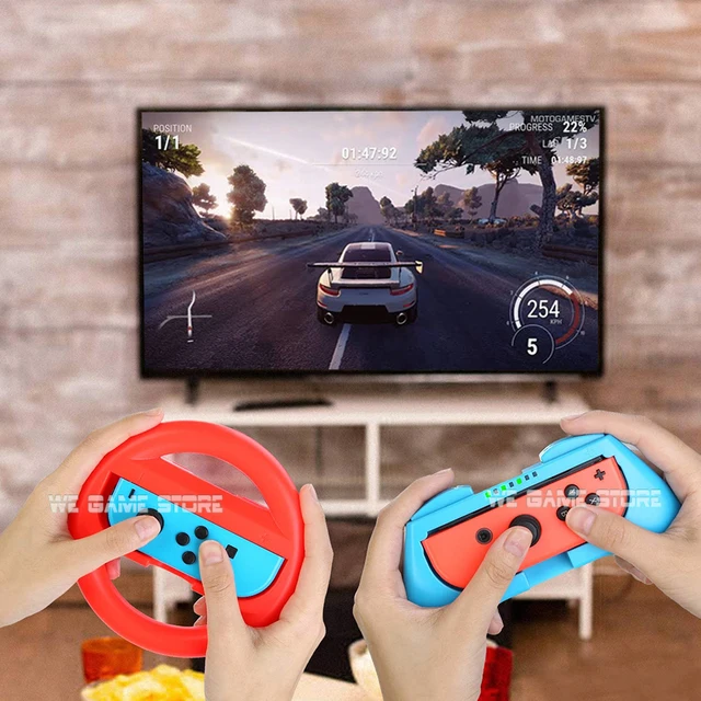 Suporte Volante 4Leader Para Nintendo Switch Oled Acessório Para Jogos  Racing Corrida Com Ventosas Mario Kart