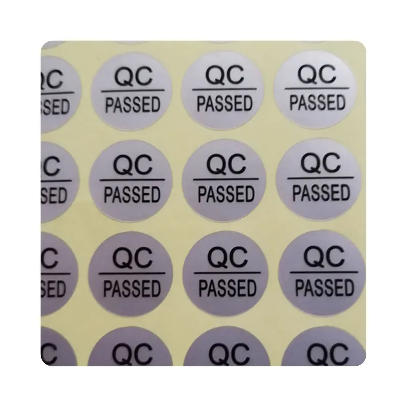 200pcs 20MM DIAMETER QC PASSED Stickers Matte Silver Adhesive ...