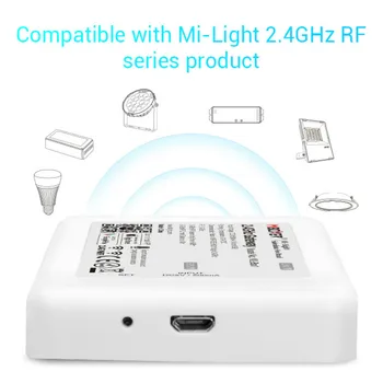 

Milight WiFi iBox1 led Controller USB Cable Wireless Dimmer Controller For Mi Light Series RGBW WW/CW Bulb Downight RGB/RGBW