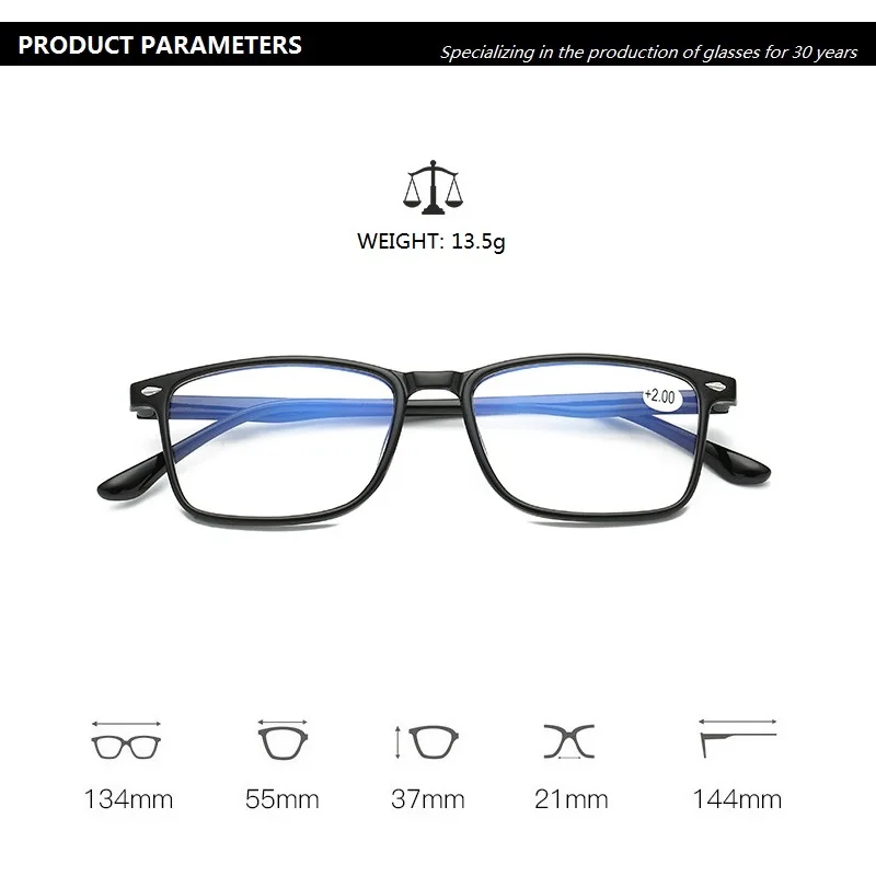 Ультралегкие Tr90 винтажные прямоугольные очки для чтения для мужчин и женщин, мужские и женские очки для дальнозоркости, диоптрия 1,0-4,0