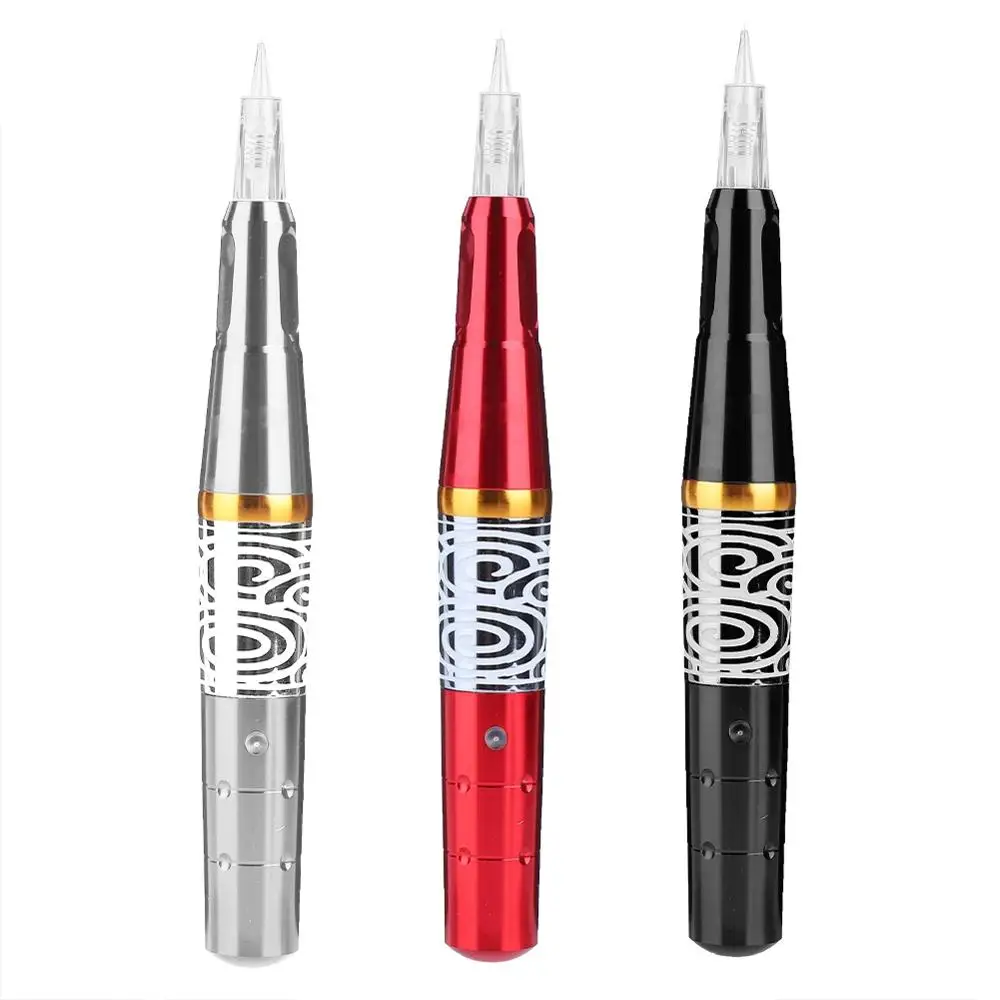 

50000rpm Three Gears Screw Interface Rotary Tattoo Machine Eyebrow Lip Tattoos Gun Permanent Makeup Microblading Pen Set US Plug