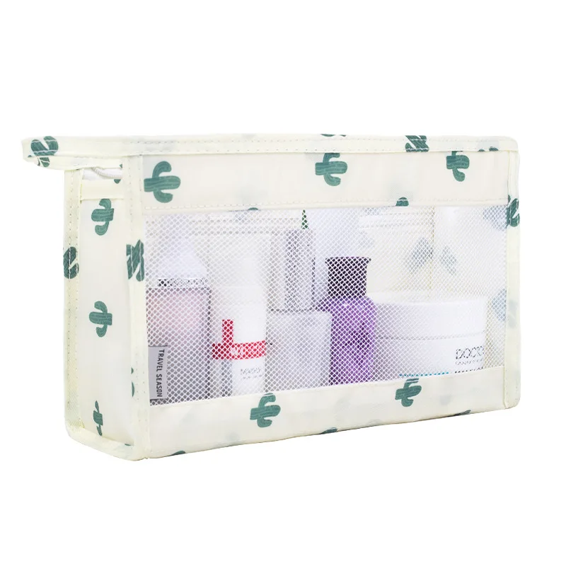 

Women's beauty bag multi-function waterproof transparent swimming storage bag travel zipper cosmetics storage bag