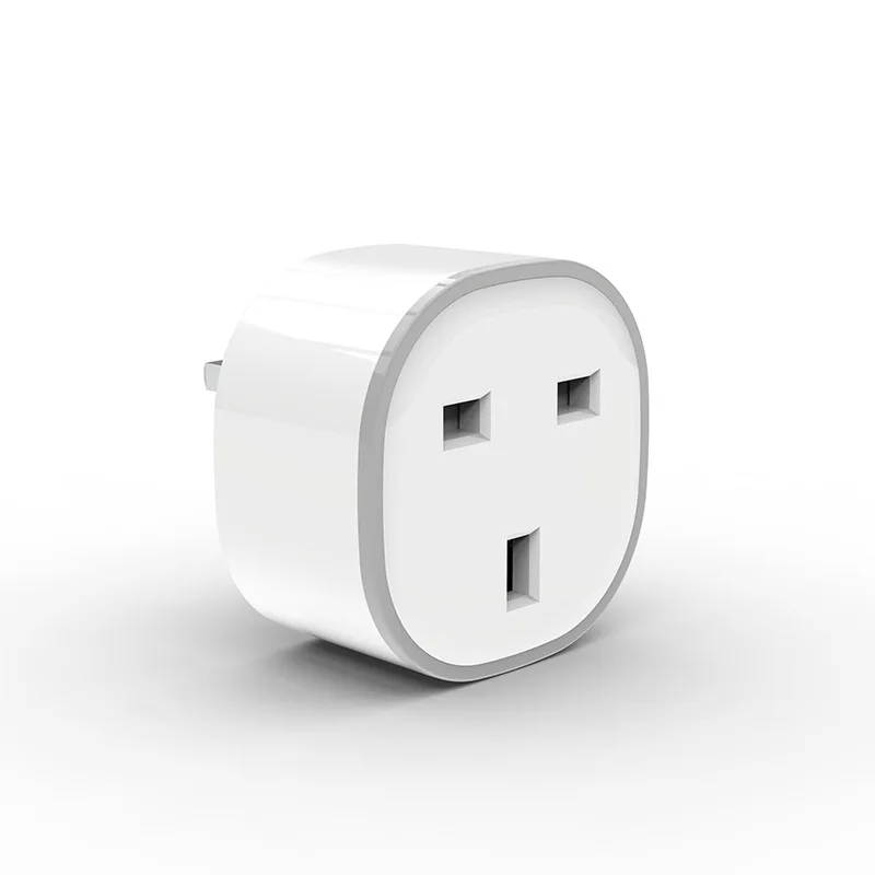 EU Plug Square Умный штекер Wi-Fi UK Разъем Alexa Google Home светодиодный цветной пульт дистанционного управления голосовым таймером - Цвет: EU Plug Square