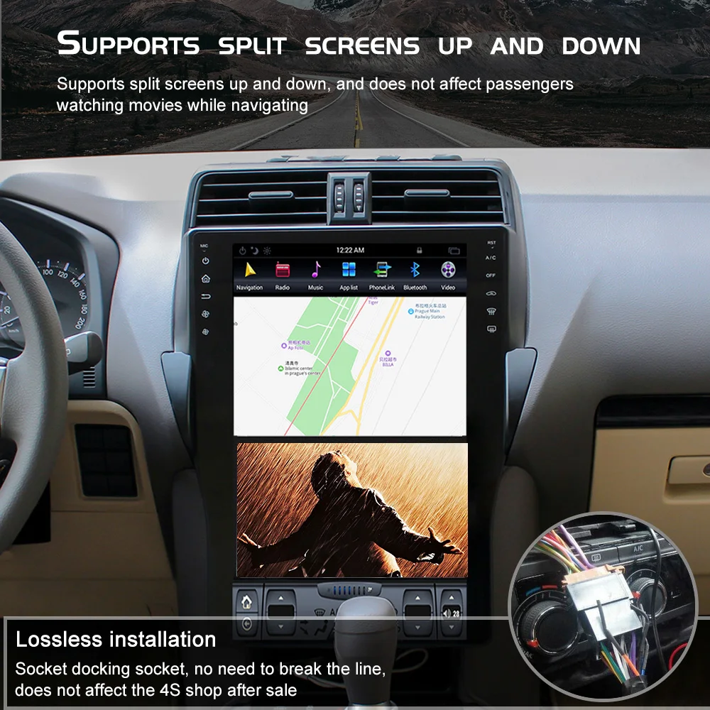 Android 8,1 4 Гб rom Tesla стиль автомобиля gps навигация для Ford Mustang авто стерео радио головное устройство мультимедийный плеер
