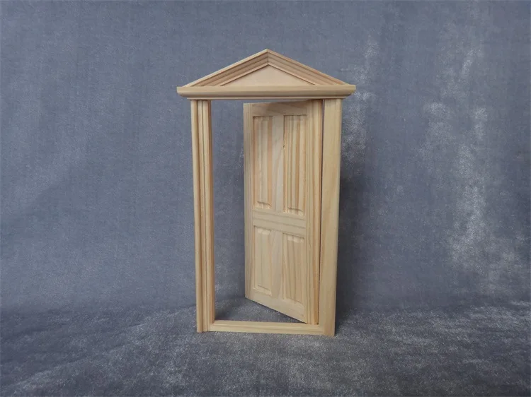 DIY Only Parent And Child 1:12 Dollhouse Miniature Mini Scene Model Pinnacle 4 Georgian Side Door