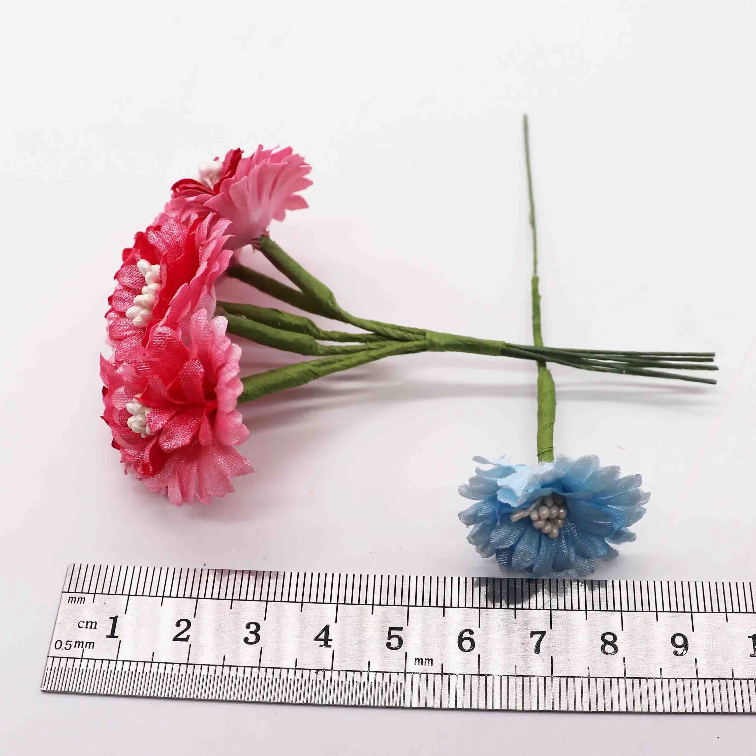 6 шт. шелк Stamen ромашки искусственные цветы украшения DIY Скрапбукинг венок ручной работы поддельные цветы