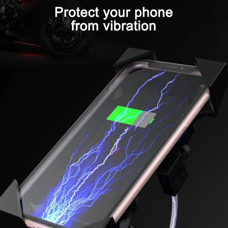 Универсальный держатель для мобильного телефона, велосипедный зажим, крепление для мотоцикла, регулируемая подставка на руль, вращающийся на 360 градусов для большинства телефонов