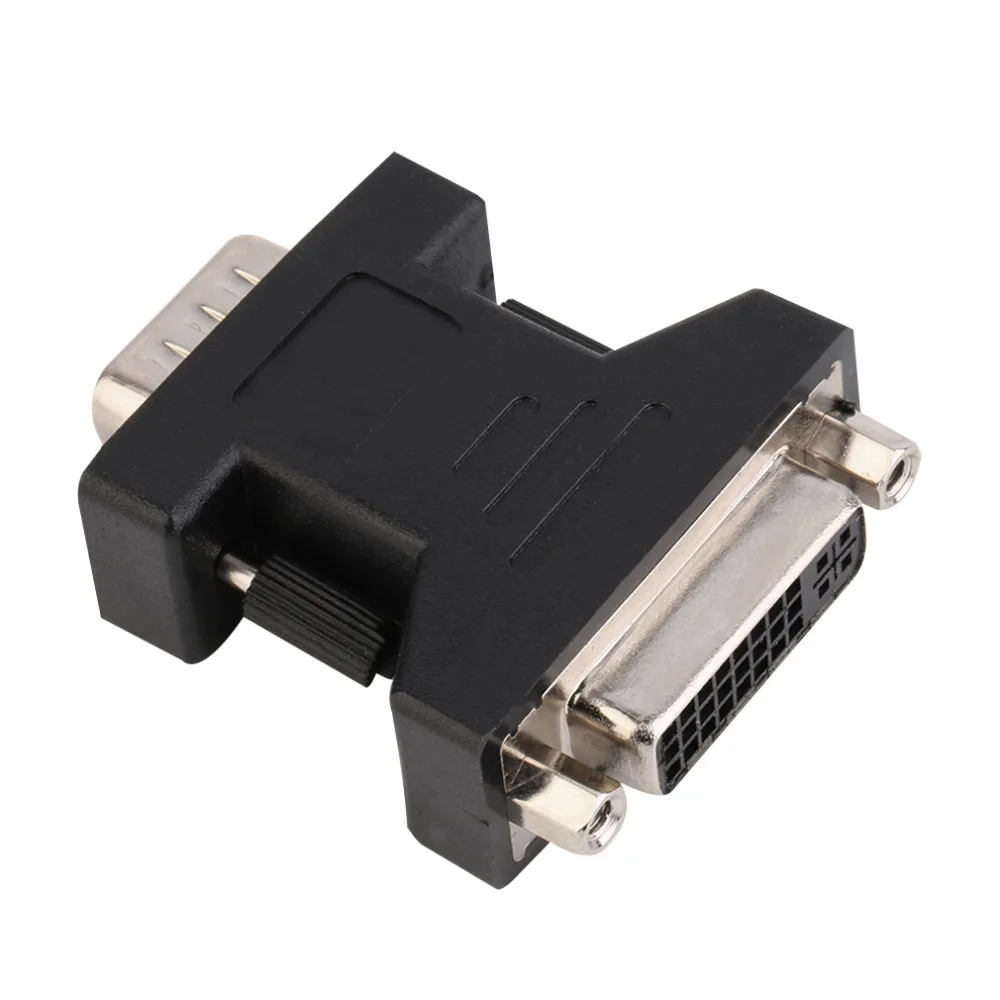 2016 новейший DVI (24 + 5) Dual Link Female to VGA 15 монитор для мужчин адаптер конвертер