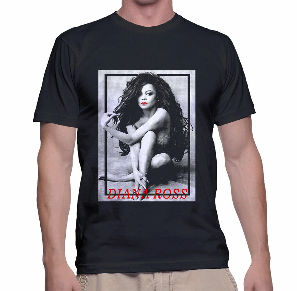 Diana Ross T-Shirts Size S-2Xl Brand Fashion Tee Shirt New Design For Men Women | Мужская одежда