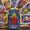 Tarot del Fuego Cards Tarot for Deck Oracles Guide Game Toy Fournier Tarot del Fuego por Ricardo Cavolo Baraja de Color Azul ► Photo 1/6