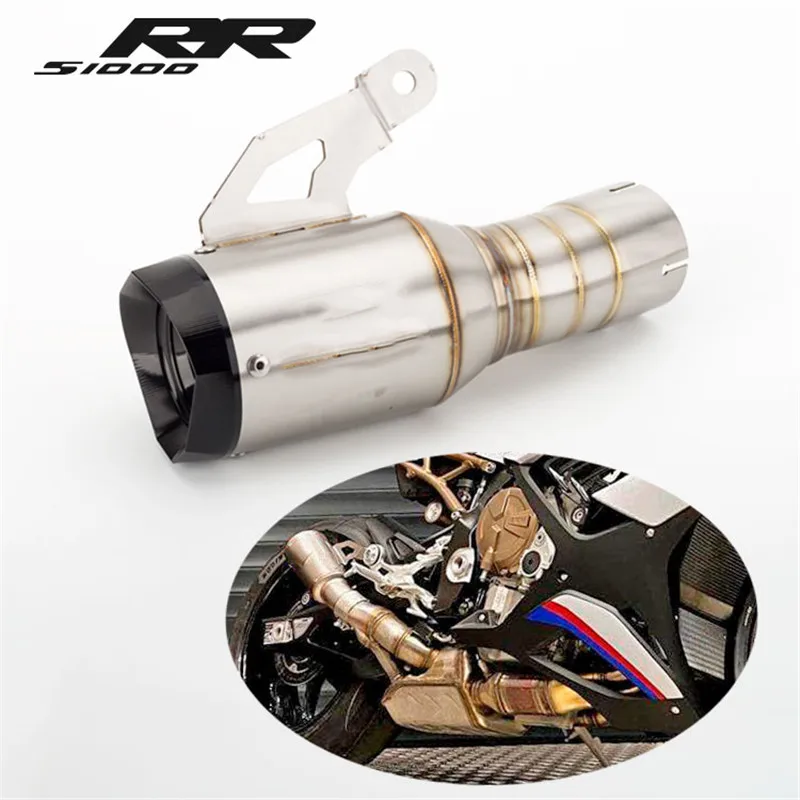 

Модифицированный глушитель выхлопной трубы S1000RR для мотоцикла S1000RR 2019-2021 нержавеющая сталь CNC бесплатная доставка