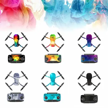 

6PCS Mavic Mini Sticker Smooth Protective Film PVC Sticker Remote Control Waterproof Scratch Sticker Full Cover Skin Accessories