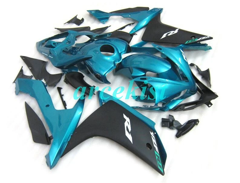 4 подарки ABS прессформы Мотоцикл Обтекатели подходит для Yamaha YZF-1000-R1 2007 2008 07 08 обтекатель кузова набор на заказ синий матовый черный