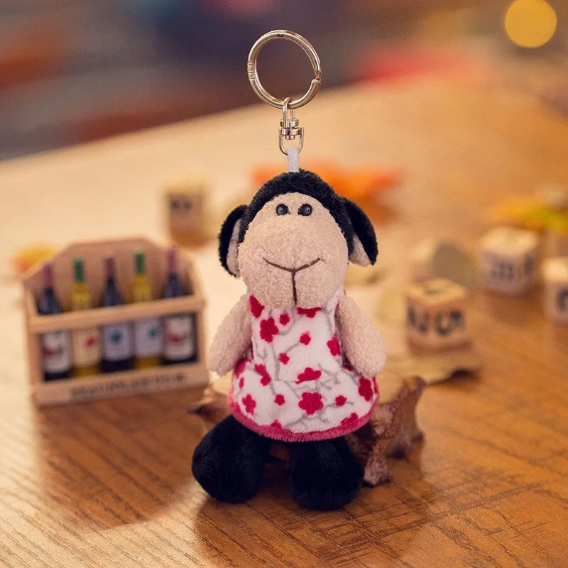 Модная подвеска в виде рюкзака овечьей юбки брелок для автомобильного ключа