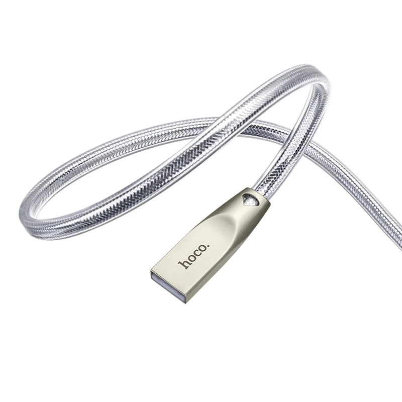 HOCO U9 33 шт./лот 1,2 м прочный цинковый сплав USB кабель для типа C кабель Micro кабель для samsung USB C кабель