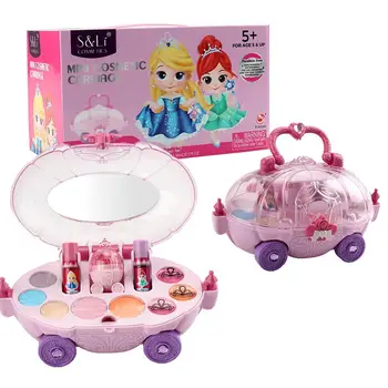 

Glamour Girl Makeup Set Cosmetic Kits Pretend Pretend Make Up Set Non-toxic Christmas Gift Toys Mini Cosmetic Carriage