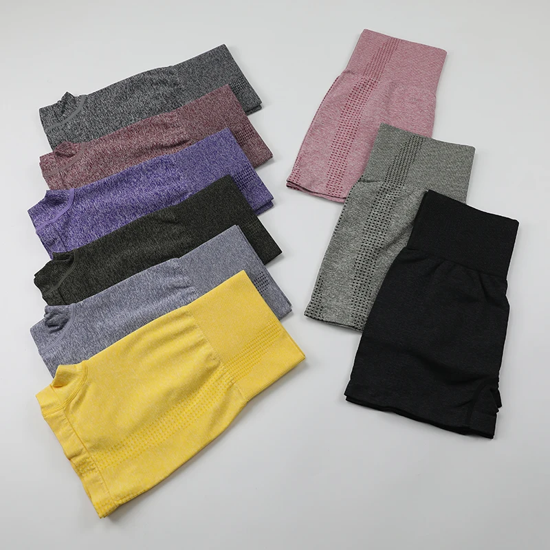 High Waist Workout Shorts Vital Seamless Fitness Yoga Short Scrunch Butt Yoga Shorts Sport Women Gym Leggings