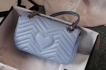 

Free shipping 2020 fashion luxury Macarone color leather high quality ladies shoulder bag