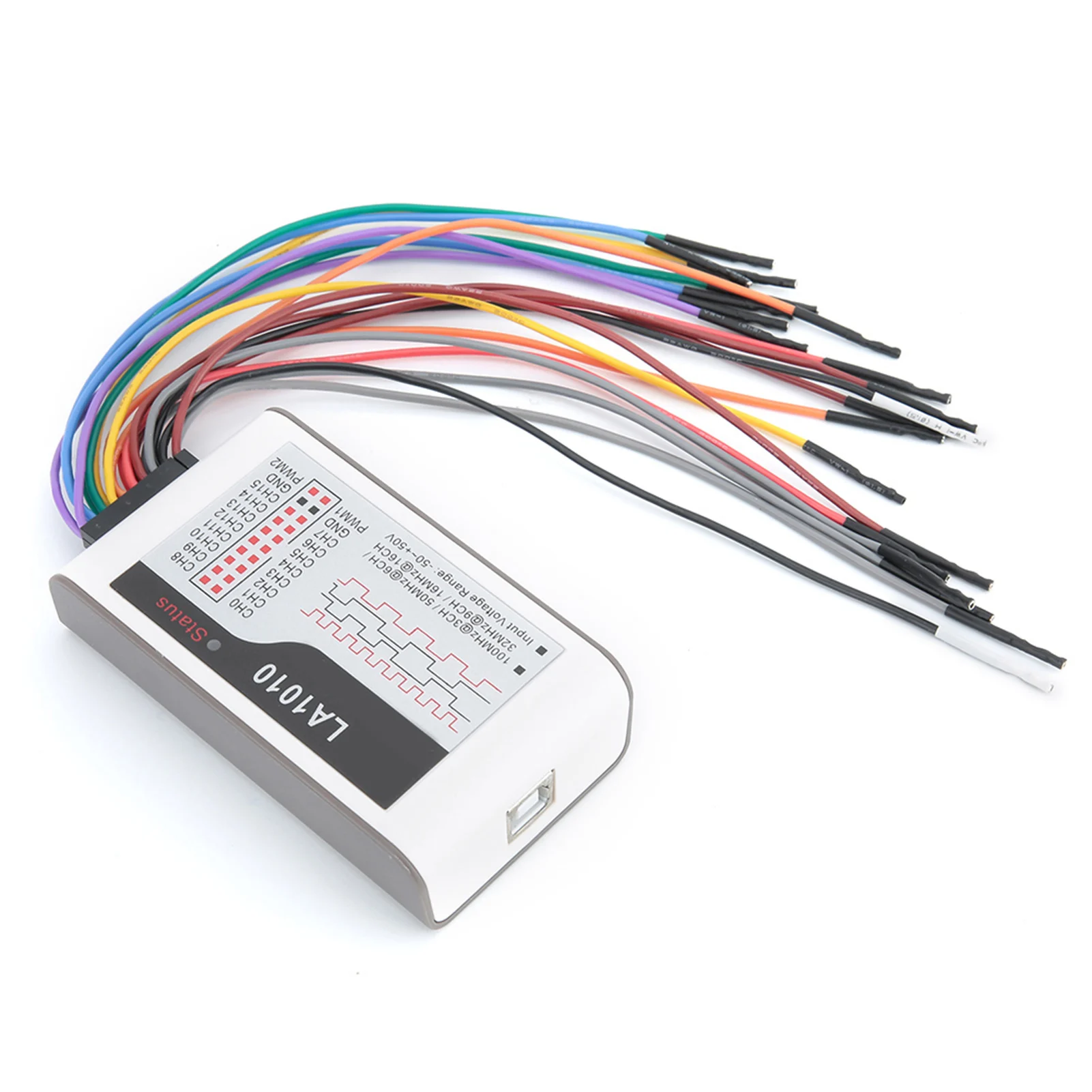 Digital Logic Analyzer 16 Channels Logic Analyzer 100M Sample Rate 16