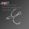 FTK 10-20pcs/Lot Treble Fishing Hooks High Carbon Steel Fishing Hook 3/0# -14# Overturned Hooks Fishing Tackle Bass Fishing ► Photo 3/6