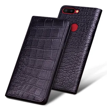 

Bussiness genuine leather phone bag cover for OPPO R11S Plus magnetic flip case for OPPO R11S phone case standing flip cover