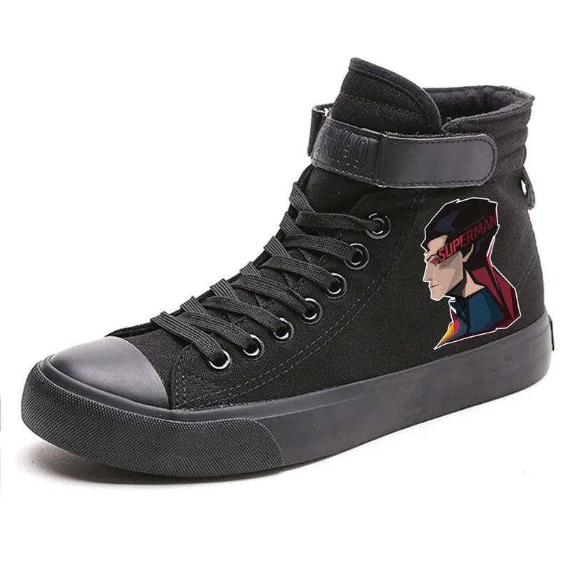 Marvel/DC Hero, Железный человек/Hawkeye/танос/Халк, двухслойные парусиновые кроссовки, мужская обувь с бархатным шнурком, персонализированная обувь, A193291