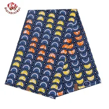 Анкара Африки полиэстер воск принты ткань bintarealWax Высокое качество 6 ярдов африканская ткань для вечерние платье FP6053