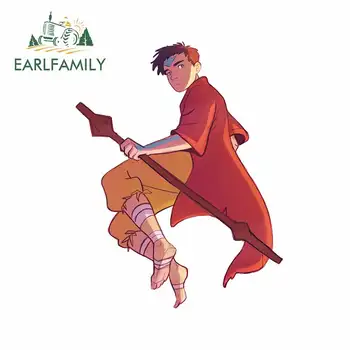 

EARLFAMILY 13cm x 10.3cm for Korra Avatar Vinyl Car Stickers Air Conditioner Graphics Personality Scratch-proof Waterproof Decal