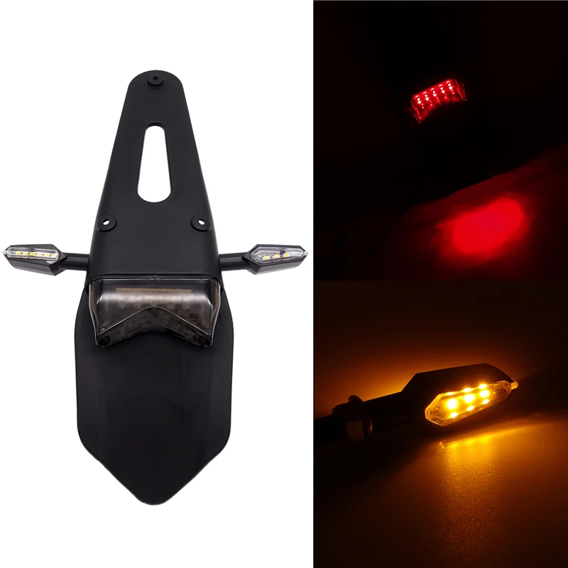 

1 Pcs Motorcycle Rear Taillight Tail Light Bulb Brake Signal Back For Honda crf 250 KTM EXC 450 Kawasaki KX 85 250F