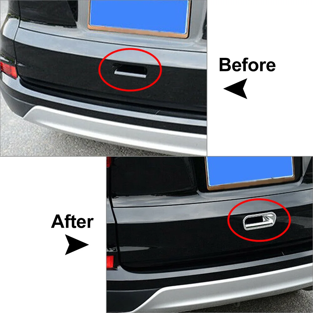 ABS Chrome Car Tail Trunk Rear Door Handle Bowl Cover Trim For Honda CR-V CRV 2012 2013 2014 2015