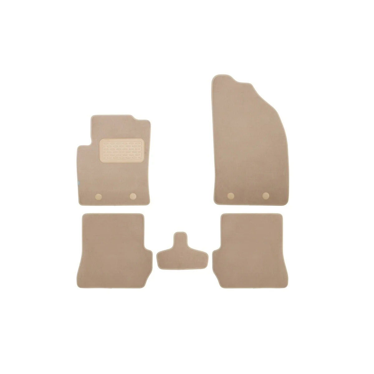 Коврики в салон klever premium ford fusion акпп 2002-2012, хб., 5 шт