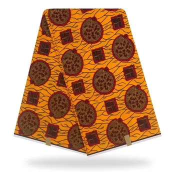 

Women Dress Material Real African Wax Prints Fabric 100%Soft High Quality Cotton Fabrics Real Ankara Wax Printed Fabric VL14-99
