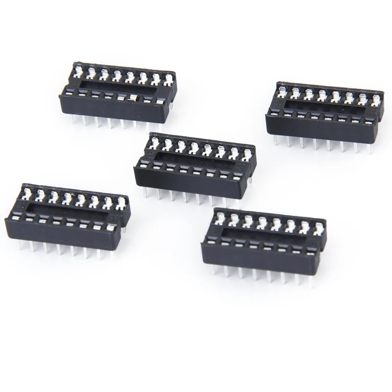 Горячая 3C-5X16 Pin DIP IC Разъем DIP 16 адаптер Черный