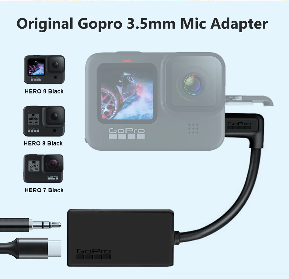 GoPro HERO 9 Black Underwater Action Camera 5K Color Front Screen Waterproof Sport Cameras 20MP Photos Live Streaming Go Pro 9