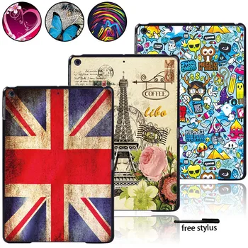 

Anti-Dust Multicolor Tablet Case Fit Apple IPad / Mini / Air / Pro Tablet Plastic Hard Protective Case Cover + Pen