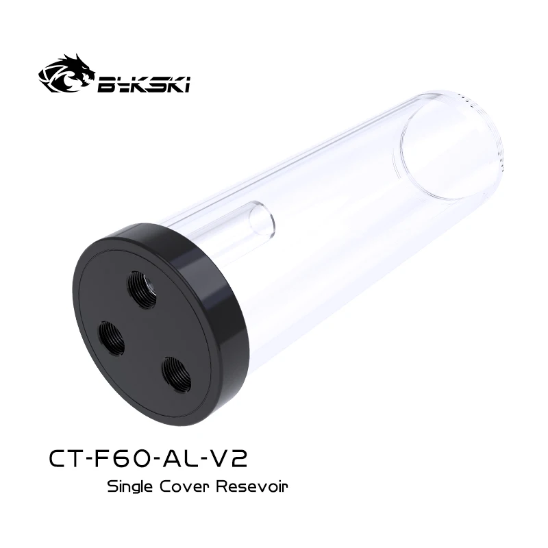 Bykski Ct-f60-al-v2 Tanque de Resfriamento de Água Expandir Reservatório Ddc Modificado Conjunto Cobertura 60 mm 100 mm 150 mm 200 mm - Imagem 3