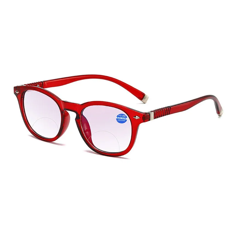 Elbru ультралегкие очки для чтения с защитой от синих лучей TR90, мужские и женские очки для дальнозоркости с+ 1,5+ 2,0+ 2,5+ 3,0+ 3,5+ 4,0