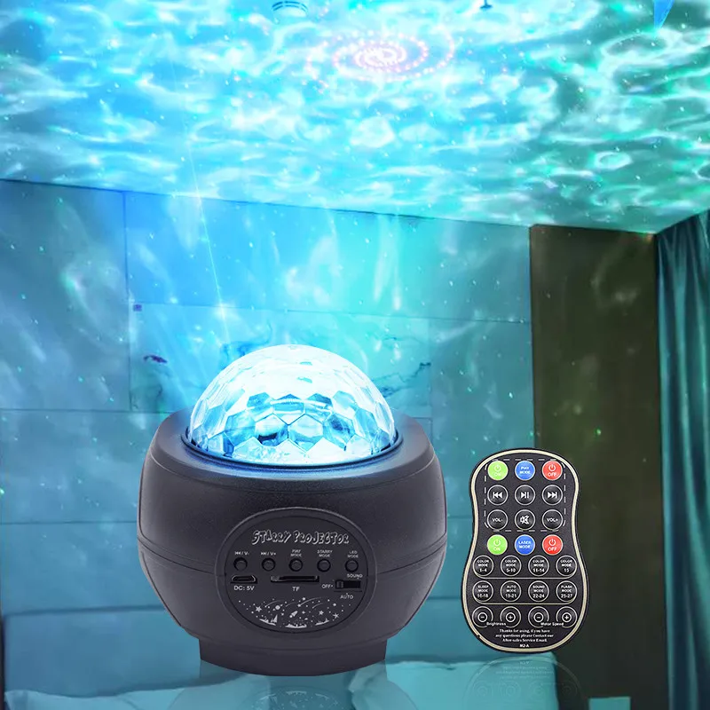 

ZANCAKA LED Starry Sky Projector USB Bluetooth Night Light Romantic Colorful Starry Sky Projection Lamp For Home Bedroom Decor