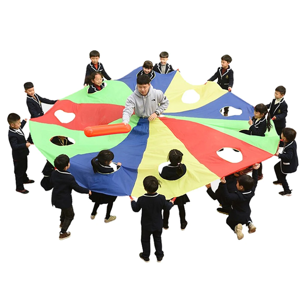 

Children Playing Hit Hamster Rainbow Umbrella Funny Game Umbrella Parachute Toy Kids Outdoor Exercise Toys with Friends