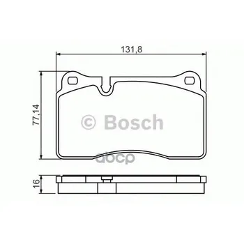 

Pads TORM disc k-t front VW Touareg Bosch art. 0986494207