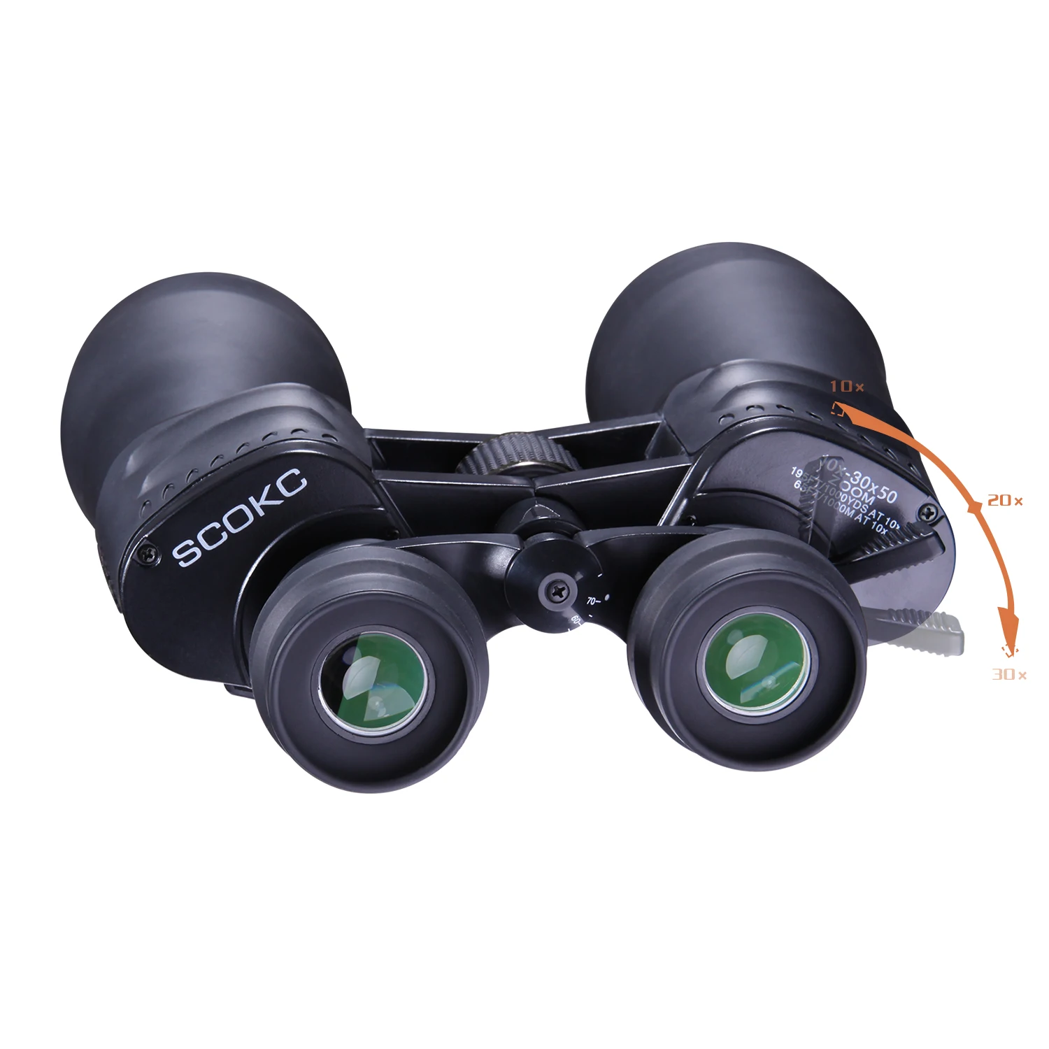 Scokc10 30X60 Hd power zoom binoculars Professional hunting telescope wide angle High quality monocular binoculars|monocular hunting|telescope