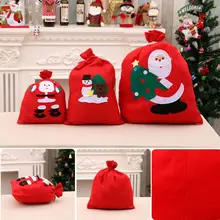 Рождественский подарок сумка для хранения конфет Рождественский Декор подарок Органайзер F42A