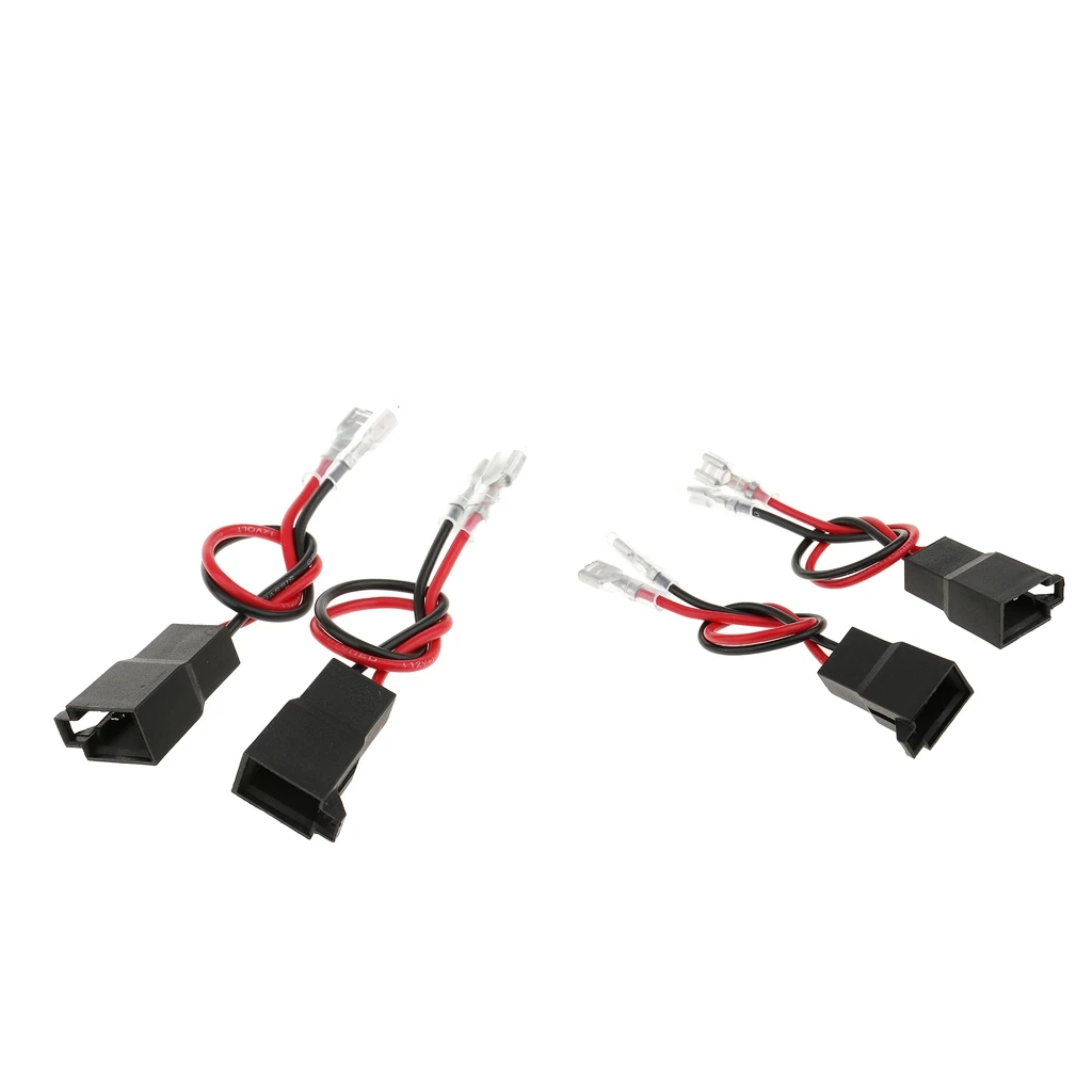 4x Speaker Adaptor Plug Leads Cable Connectors Pair PC2-805 for   